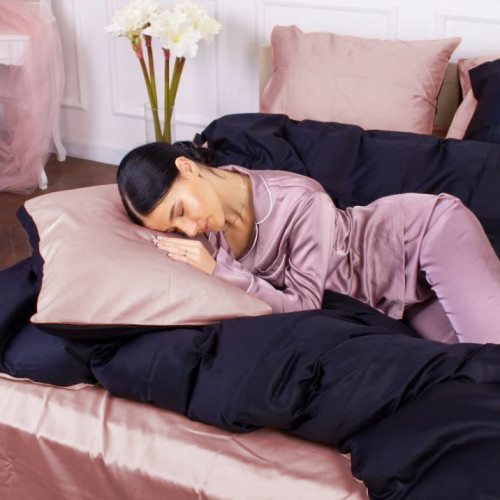 Постельное белье 0165+0055 Dark Coffee - 2