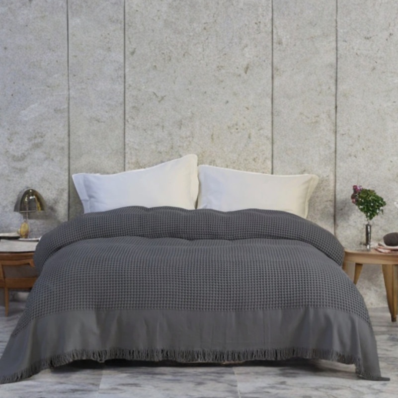 Покривало C №1324 Dark gray