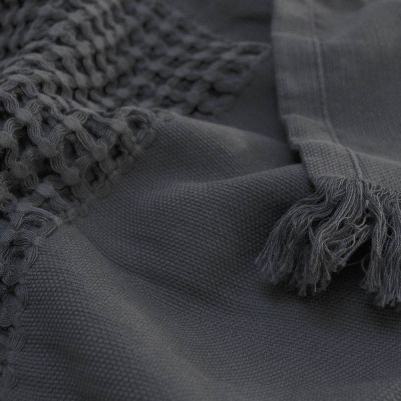 Покривало C №1324 Dark gray - 1