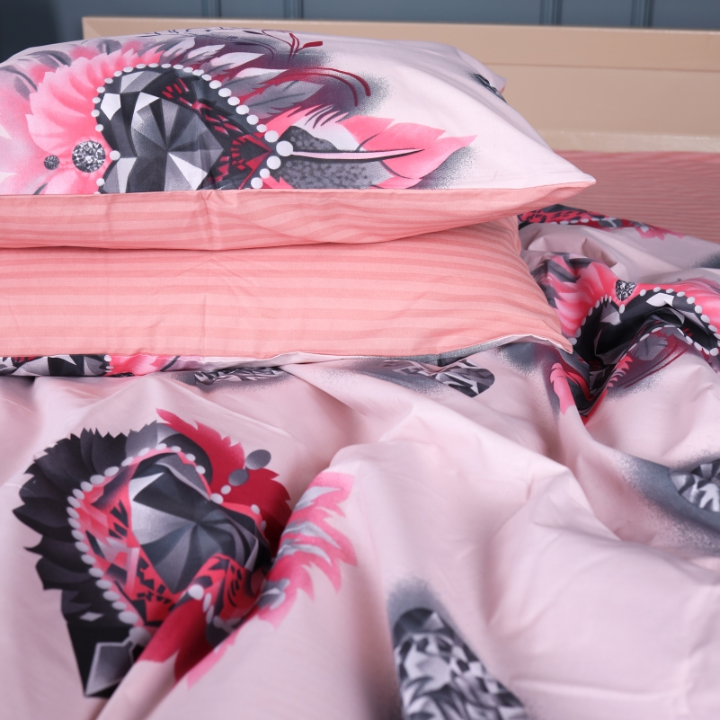 Комплект постільної білизни Ranforce Elite 17-0724 Diamond Hearts - 4