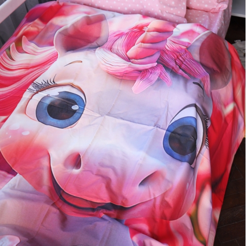 Комплект постельного белья Ranforce Elite Kids Time 17-0715 Dreamy Pink Unicorn - 2