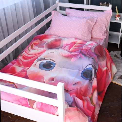 Простирадло Ranforce Elite Kids Time 17-0715 Dreamy Pink Unicorn