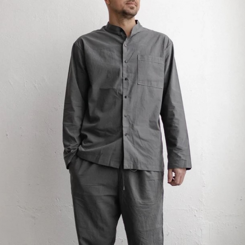Пижама мужская Вареный хлопок С "Eco-Luxe" slate