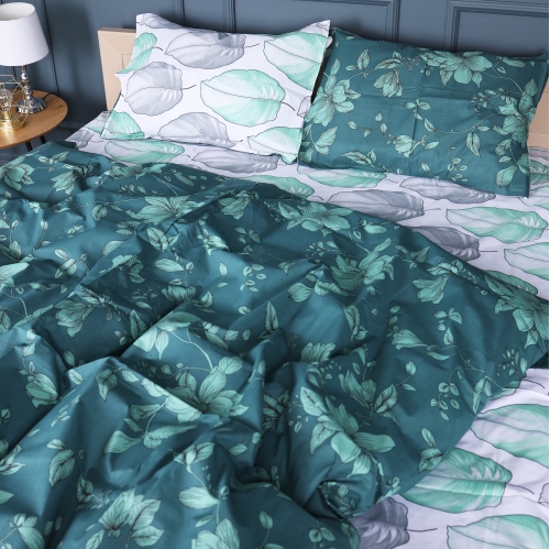 Комплект постельного белья Бязь 17-0718 Emerald Foliage