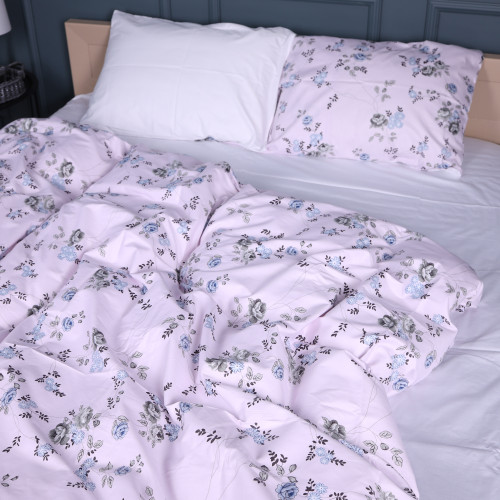 Комплект постельного белья Сатин 22-1377 Flowers on Snow