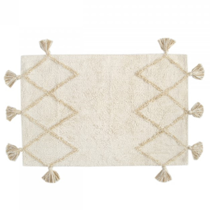 Коврик С "Geometric Bliss Cream"