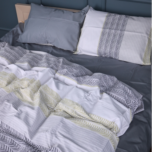 Комплект постільної білизни Сатин 22-1415 Geometric comfort