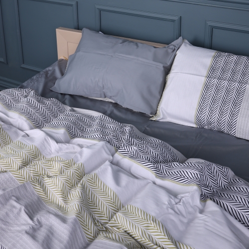 Комплект постільної білизни Сатин 22-1415 Geometric comfort - 2