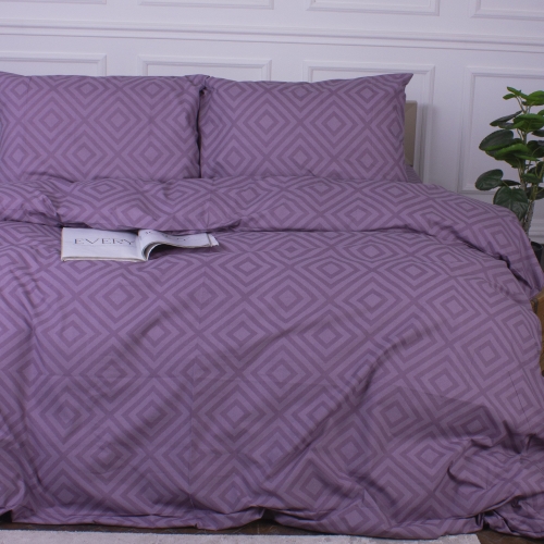 Комплект постельного белья MirSon Ranforce Elite 17-0626 Geometry Purple