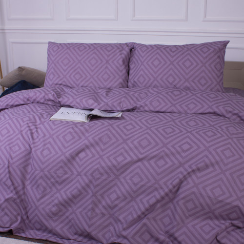 Підковдра MirSon Ranforce Elite 17-0626 Geometry Purple - 2