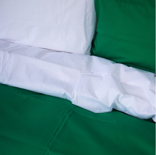 Комплект постельного белья Mirson Ranforce Elite Green Diego (11-2107 + 18-0130)