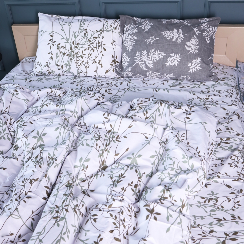 Комплект постельного белья Бязь 17-0668 Grey Blooms