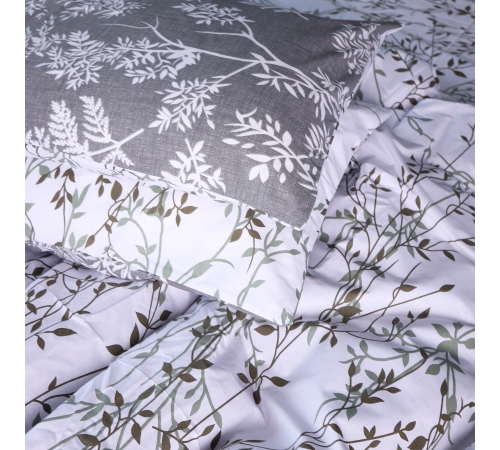 Наволочка Бязь 17-0668 Grey Blooms