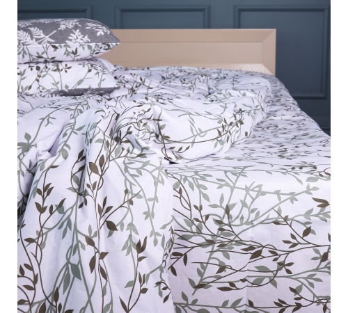 Простынь Ranforce Elite 17-0668 Grey Blooms