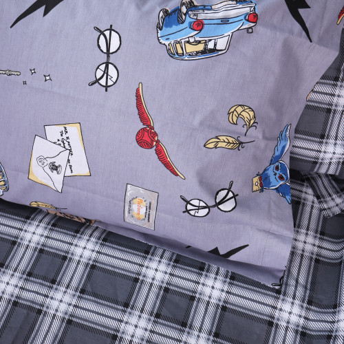 Простирадло на гумці Poplin Line Kids Time 08 "Harry Potter" - висота 25 см (дитячі 10 см) - 3