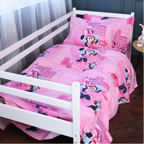 Комплект постільної білизни Бязь Kids Time 17-0703 Hello Minnie - 2