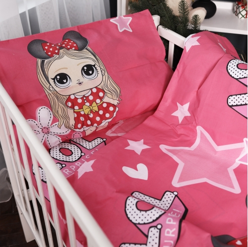 Простынь Бязь Kids Time 17-0699 LOL Dolls