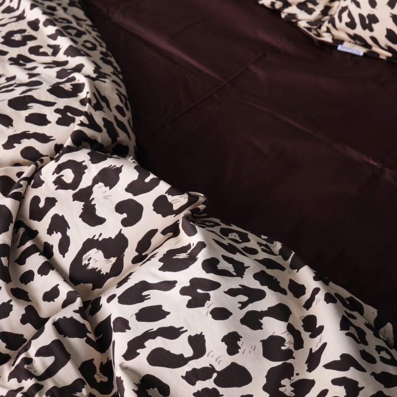 Комплект постільної білизни Сатин 22-1409 Leopard Chic - 2