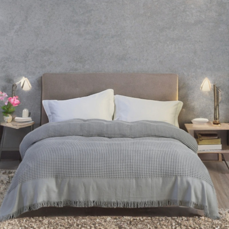 Покривало C №1329 Light gray