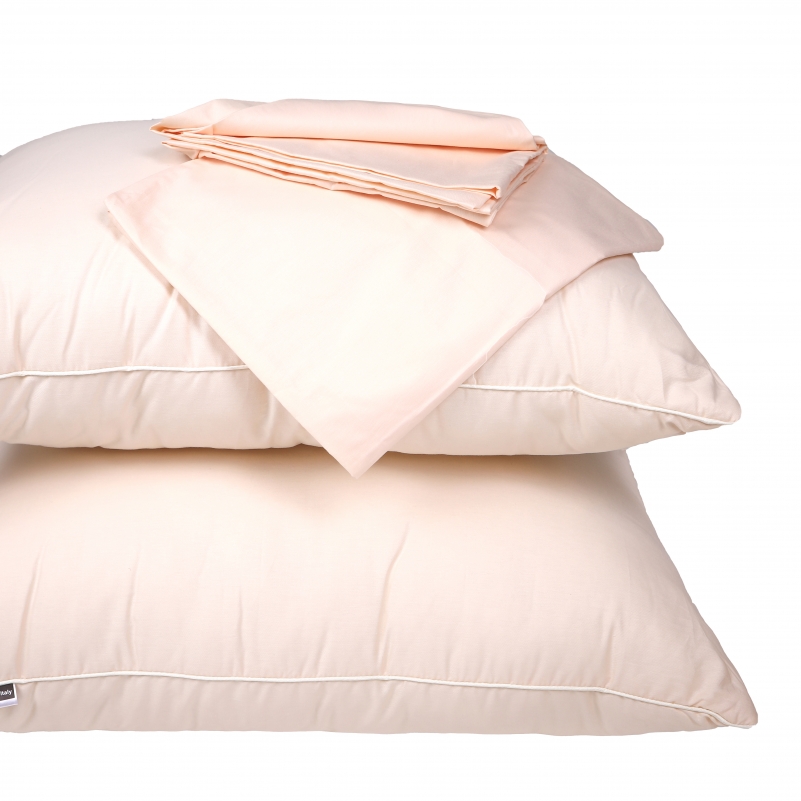 Літній постільний комплект №2963 Line Satin Light Pro 10-016 Creamy "Modal" (ковдра + 2 наволочки) - 8