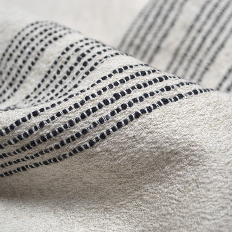 Полотенце С "Line border black" - 1