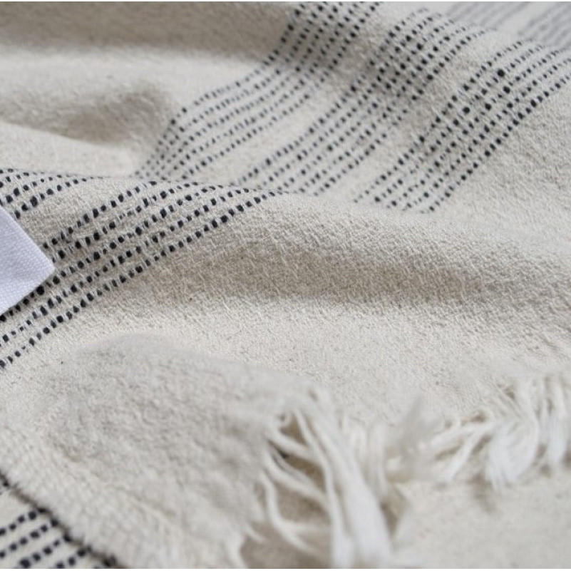 Полотенце С "Line border black" - 3