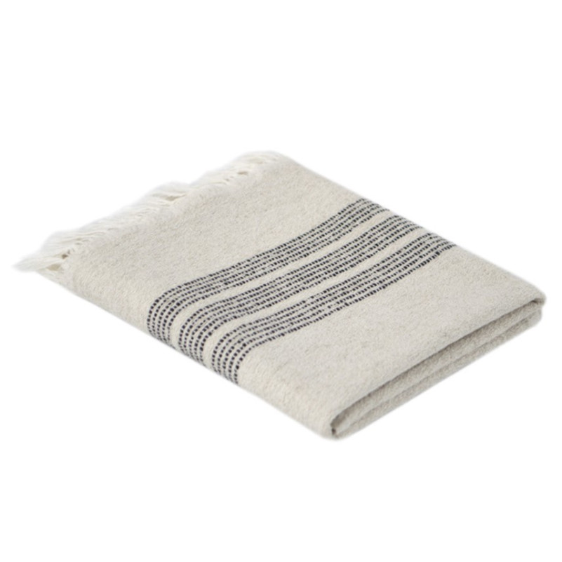 Полотенце С "Line border black" - 4