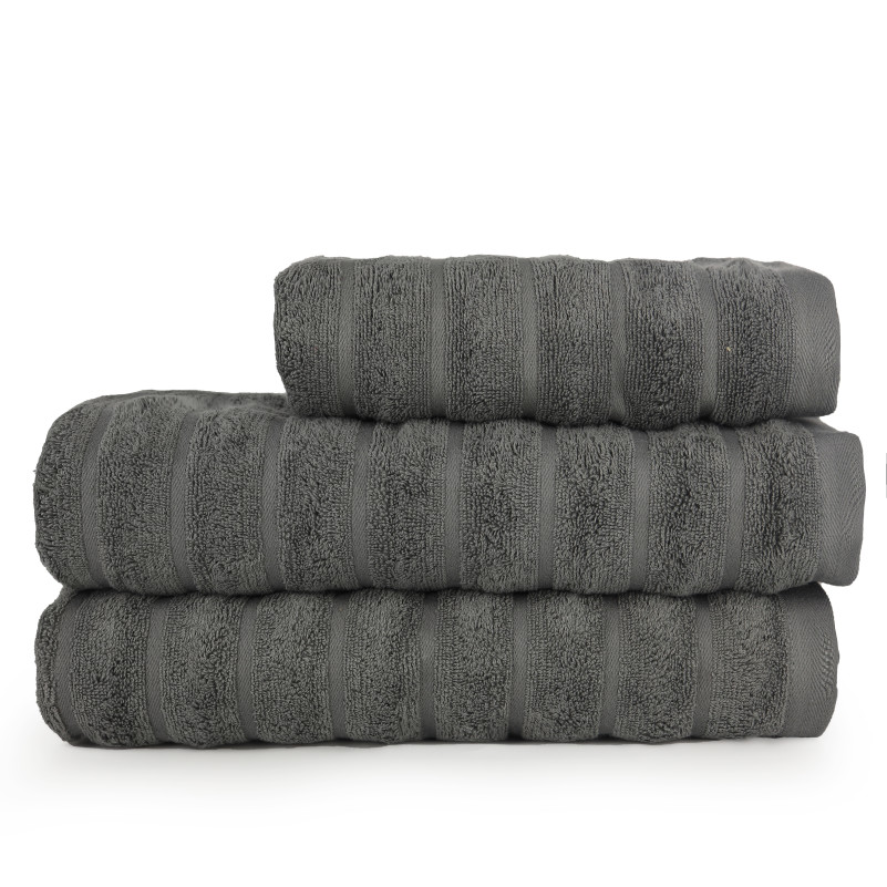 Полотенце М "Linen Bliss dark gray"