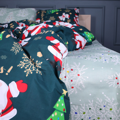 Комплект постільної білизни Бязь 17-0677 Merry Moments - 2