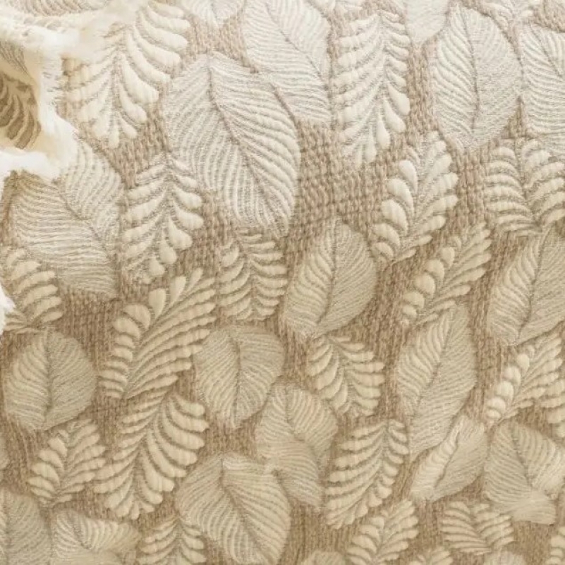 Набор покрывало + наволочки 2 шт Т "Muslin Coverlet Set beige" - 1