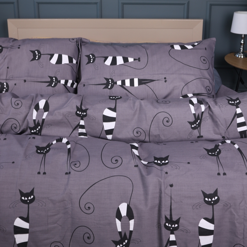 Комплект постільної білизни Ranforce Elite 17-0772 Night cats - 1
