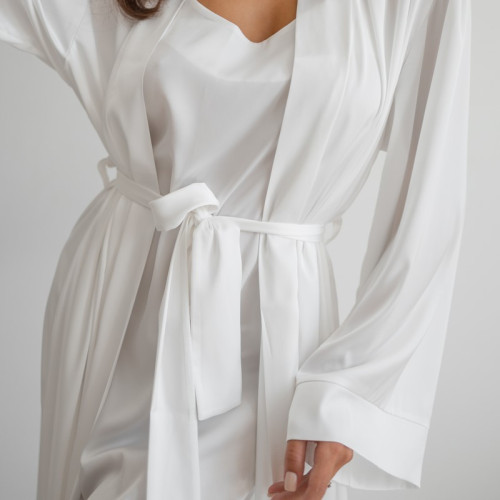 Халат жіночий "Nika robe maxi" white - 2