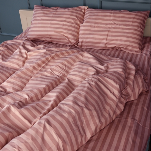 Комплект постельного белья Бязь 17-0773 Nude stripes