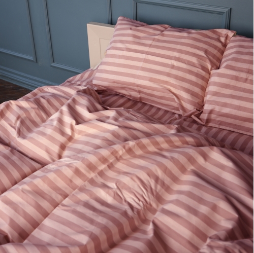 Комплект постельного белья Бязь 17-0773 Nude stripes - 2