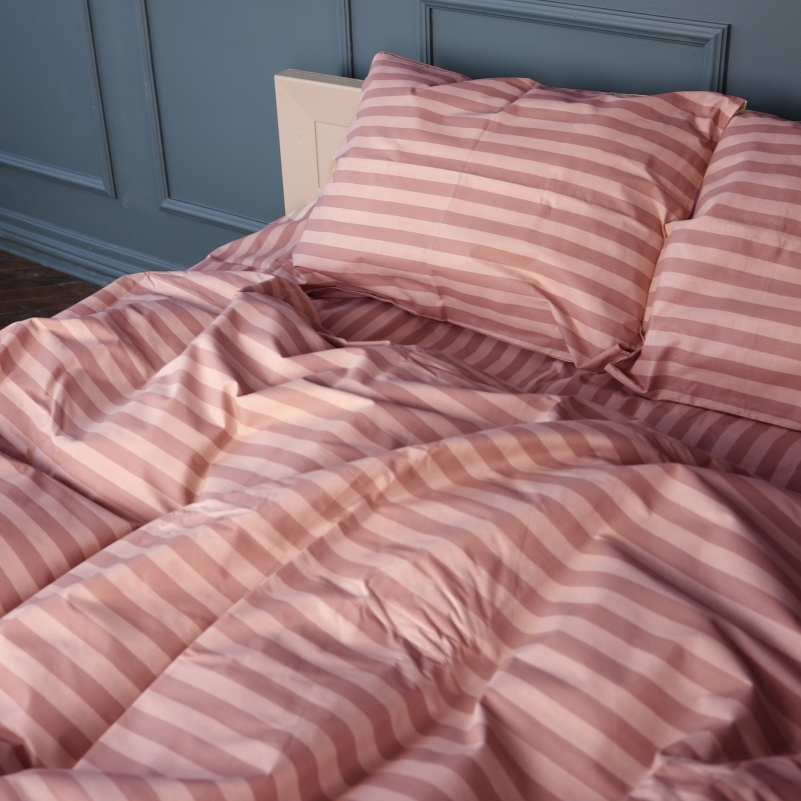 Комплект постельного белья Бязь 17-0773 Nude stripes - 1