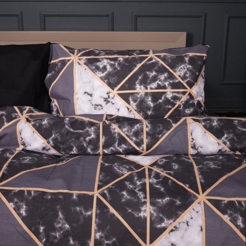 Комплект постельного белья Ranforce Elite 17-0694 Onyx Marble Tiles - 2