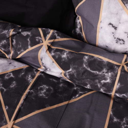 Комплект постільної білизни Ranforce Elite 17-0694 Onyx Marble Tiles - 3