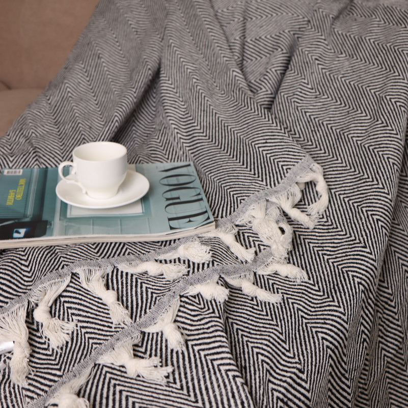 Покрывало  Б "Organic Comfort Black zigzag" - 1