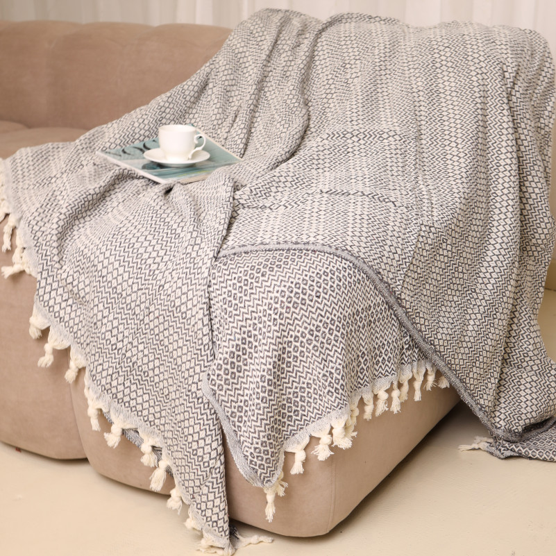 Покрывало Б "Organic Comfort Rhombus graphite"