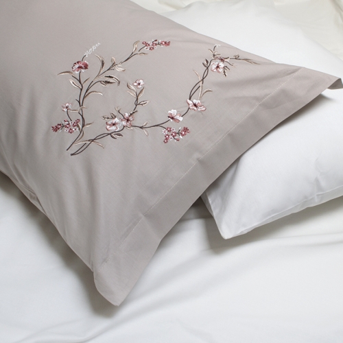 Комплект постільної білизни С №103 Poplin blossom beige