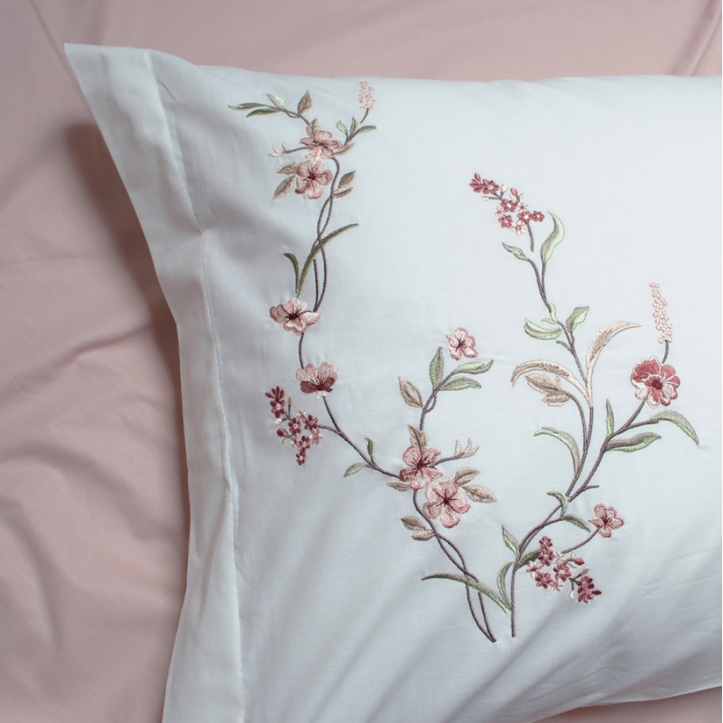 Комплект постільної білизни С №102 Poplin blossom creamy - 3
