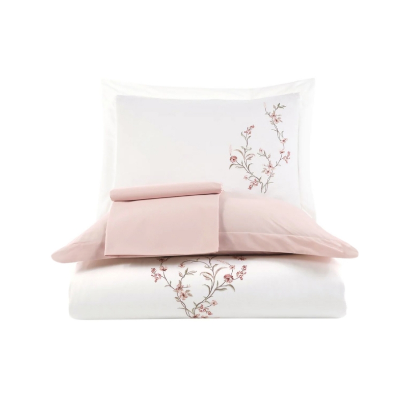 Комплект постільної білизни С №102 Poplin blossom creamy - 6