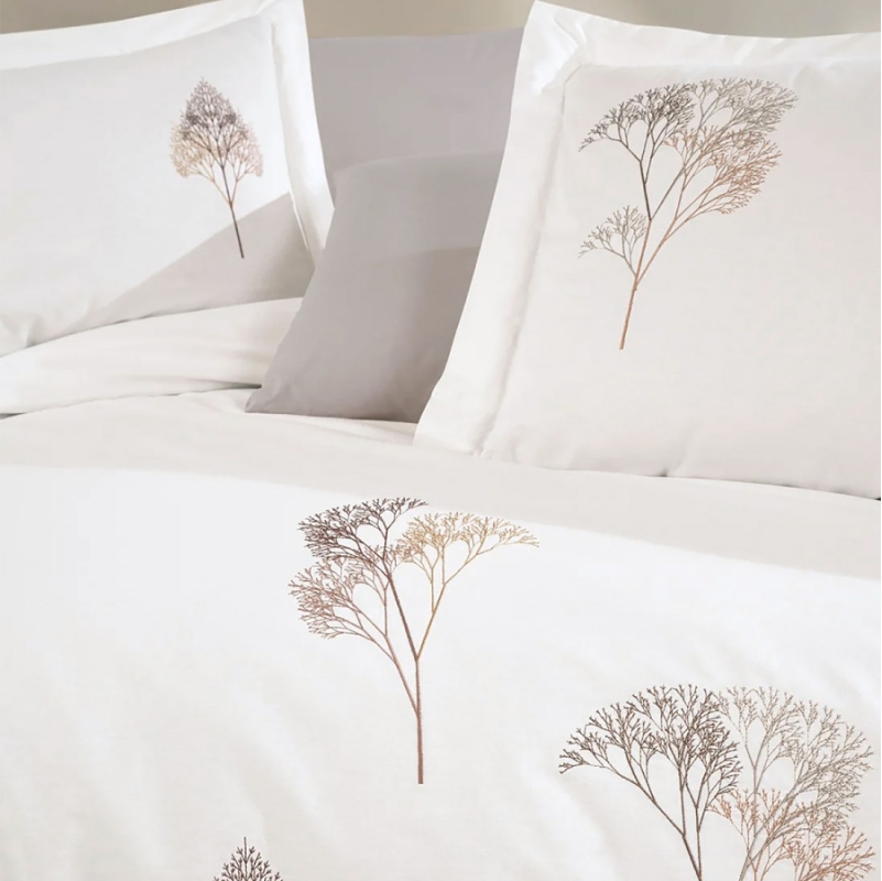 Комплект постільної білизни С №105 Poplin twig design creamy - 3