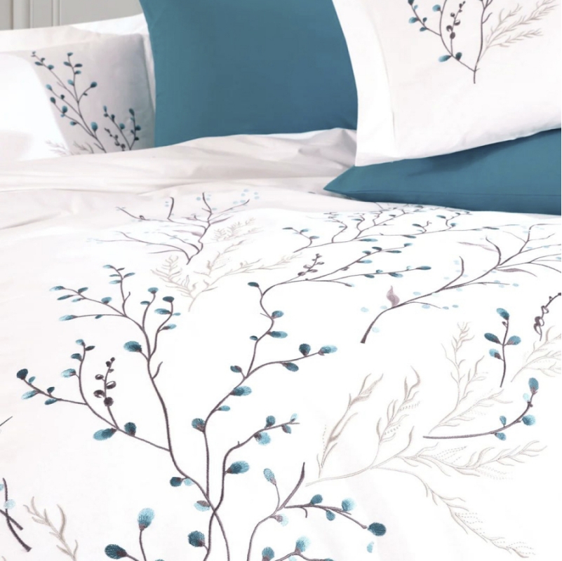 Комплект постільної білизни С №101 Poplin twigs - 3