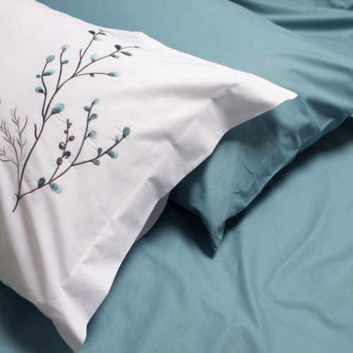 Комплект постільної білизни С №101 Poplin twigs