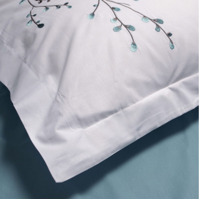 Комплект постільної білизни С №101 Poplin twigs - 5