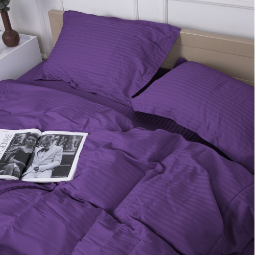 Постельное белье Satin Stripe 30-0009 Purple