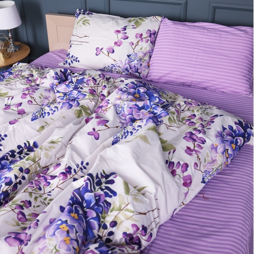 Комплект постельного белья Бязь 17-0723 Purple Flowers