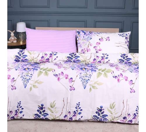Комплект постільної білизни Ranforce Elite 17-0723 Purple Flowers