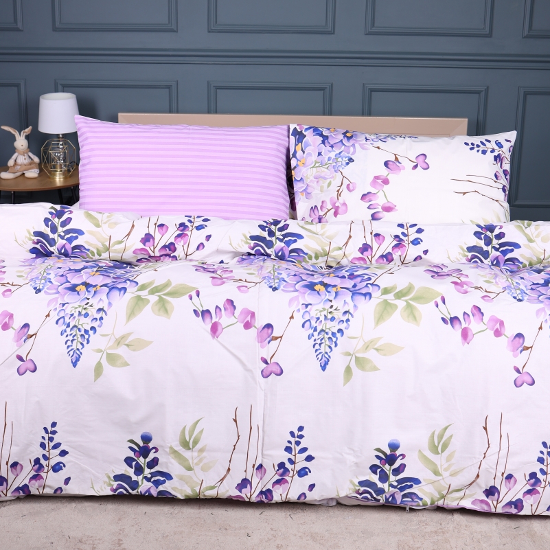 Комплект постільної білизни Ranforce Elite 17-0723 Purple Flowers